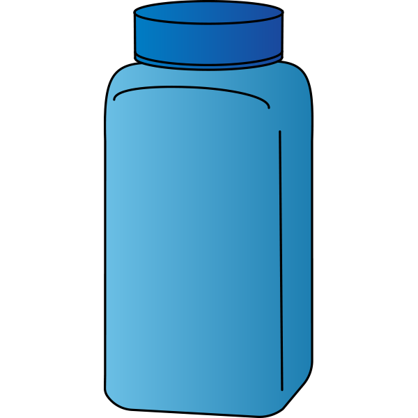 Bottles with lids E+