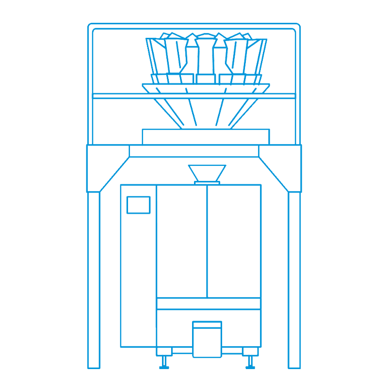 Multi-Head Weighers VFFS Machine